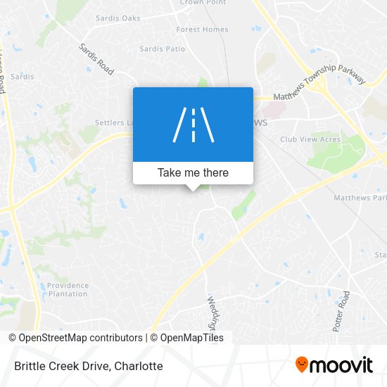 Mapa de Brittle Creek Drive