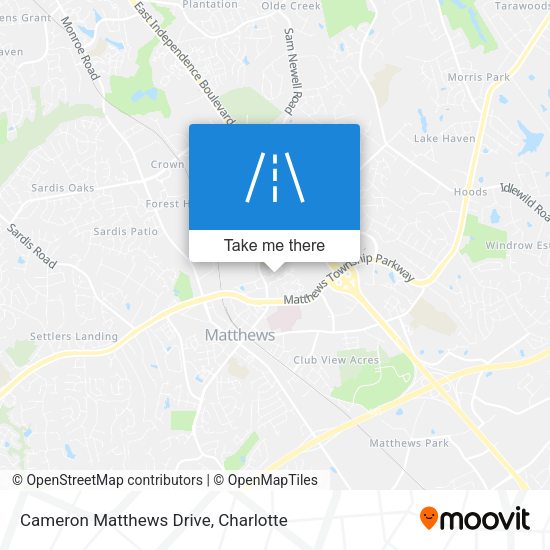 Cameron Matthews Drive map