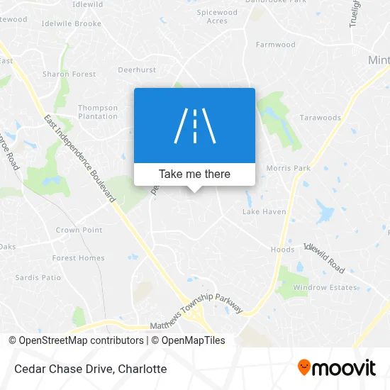 Cedar Chase Drive map