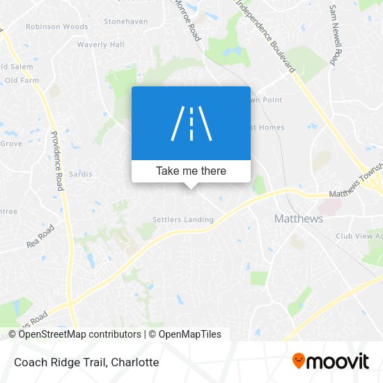 Coach Ridge Trail map