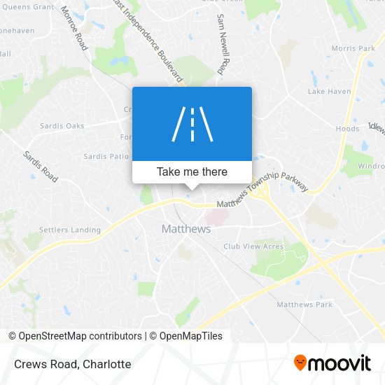 Mapa de Crews Road