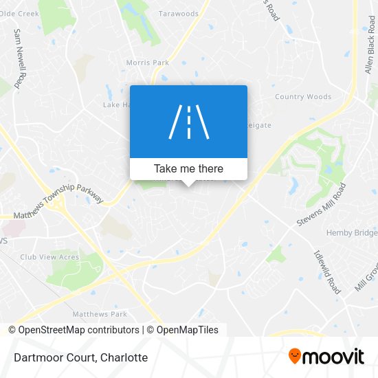 Mapa de Dartmoor Court