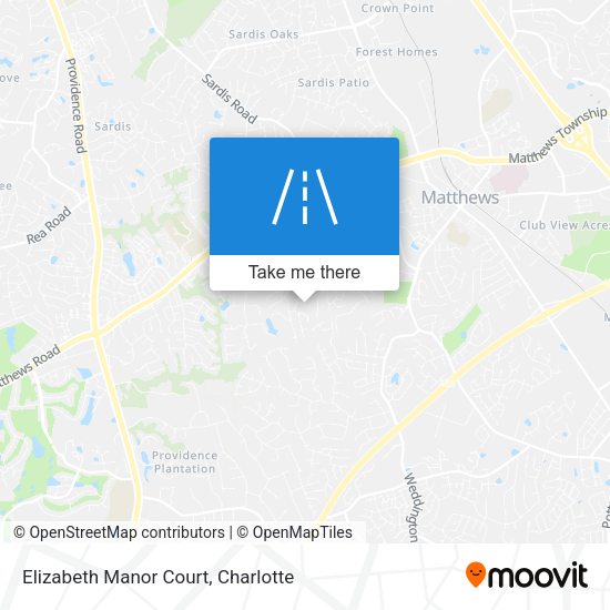 Elizabeth Manor Court map