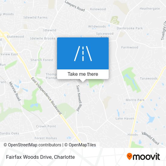 Mapa de Fairfax Woods Drive