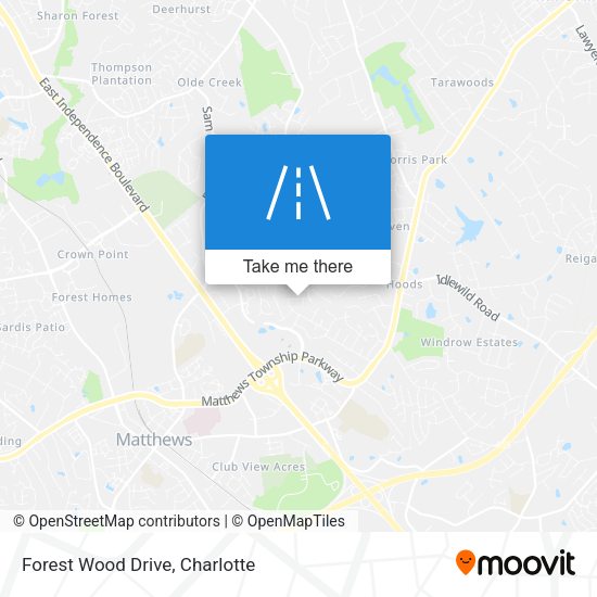 Forest Wood Drive map