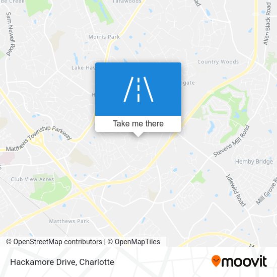 Mapa de Hackamore Drive