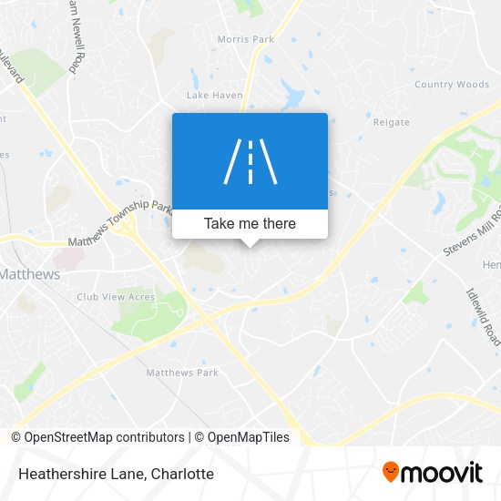 Heathershire Lane map