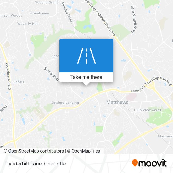 Mapa de Lynderhill Lane