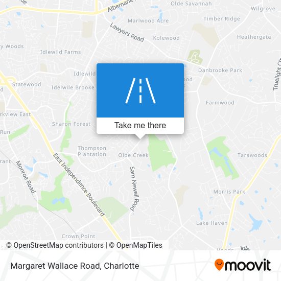 Margaret Wallace Road map