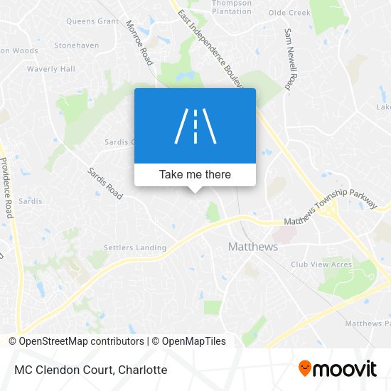 Mapa de MC Clendon Court
