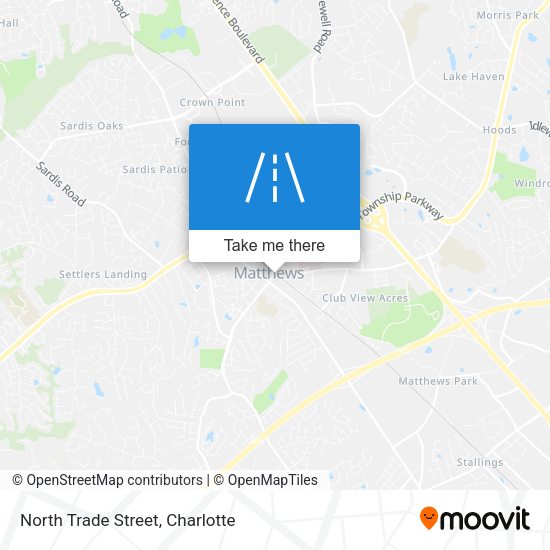 Mapa de North Trade Street