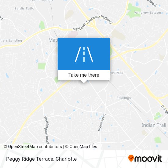 Peggy Ridge Terrace map