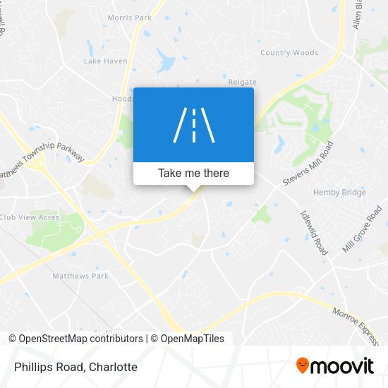 Mapa de Phillips Road