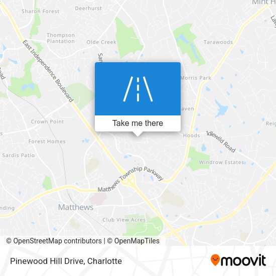 Mapa de Pinewood Hill Drive