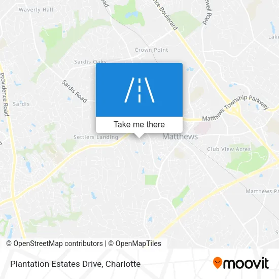 Plantation Estates Drive map