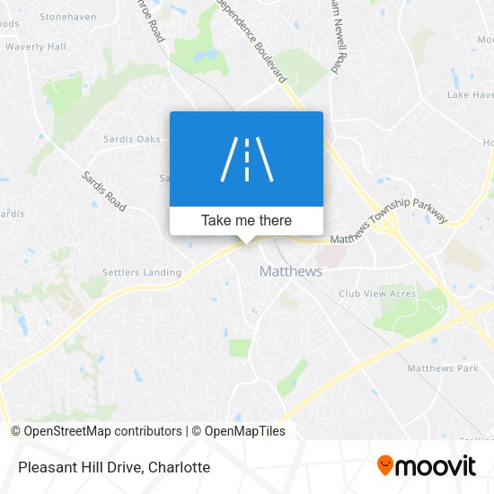 Pleasant Hill Drive map