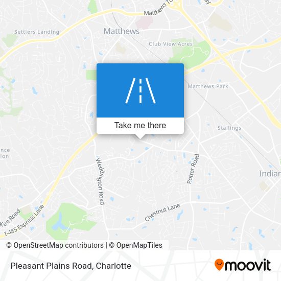 Pleasant Plains Road map