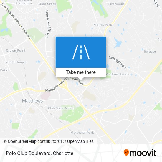 Polo Club Boulevard map
