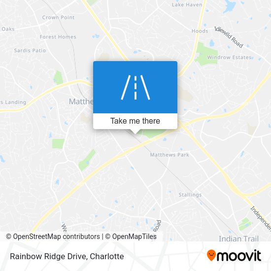Rainbow Ridge Drive map