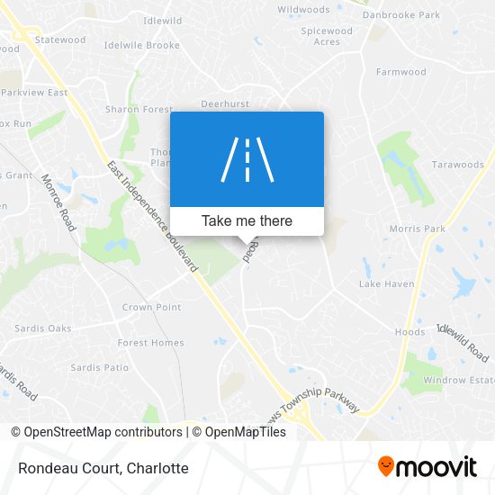 Rondeau Court map