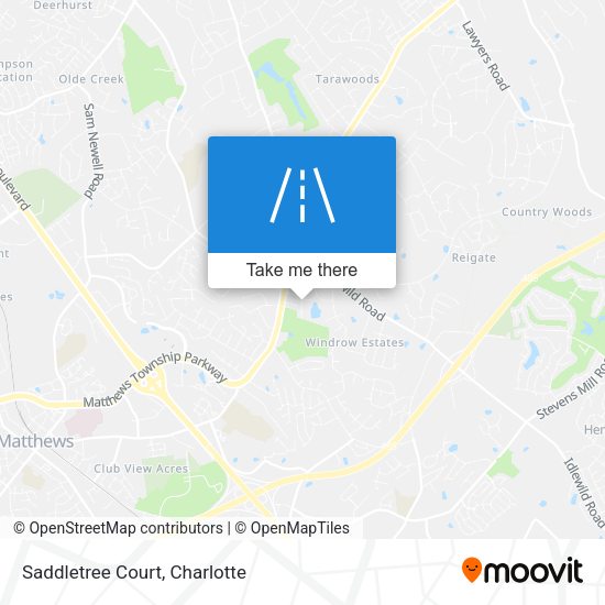 Mapa de Saddletree Court