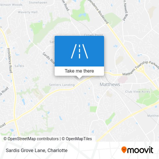 Sardis Grove Lane map