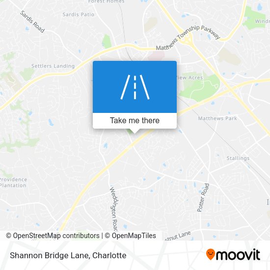 Shannon Bridge Lane map