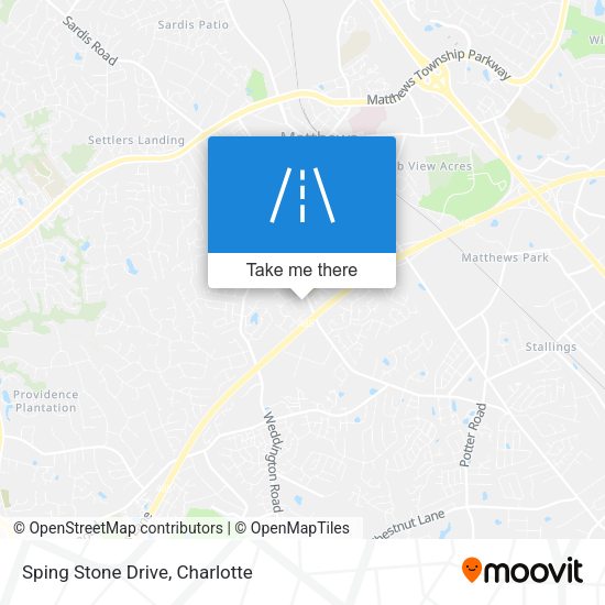 Sping Stone Drive map