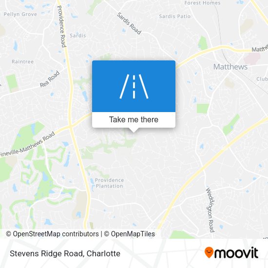 Mapa de Stevens Ridge Road