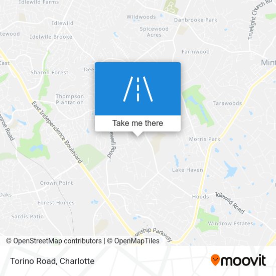 Mapa de Torino Road