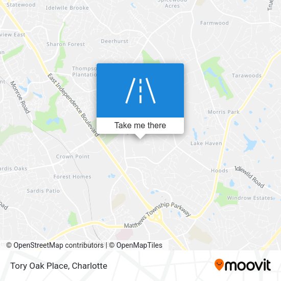 Mapa de Tory Oak Place