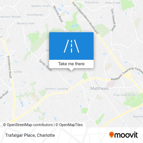 Mapa de Trafalgar Place