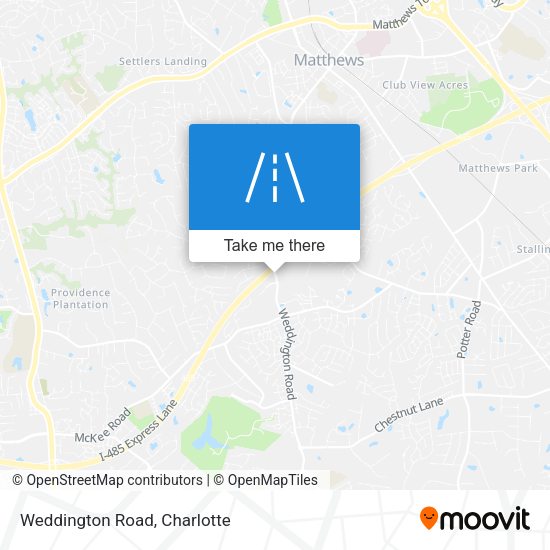 Mapa de Weddington Road