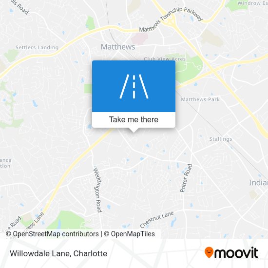 Mapa de Willowdale Lane