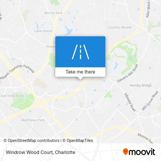 Windrow Wood Court map
