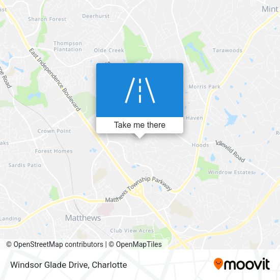 Mapa de Windsor Glade Drive
