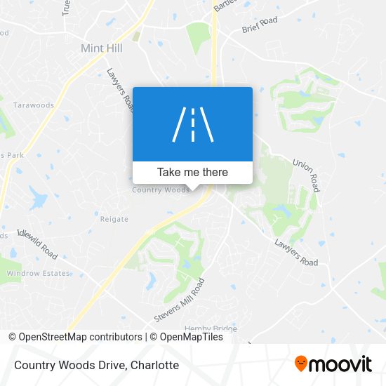 Mapa de Country Woods Drive