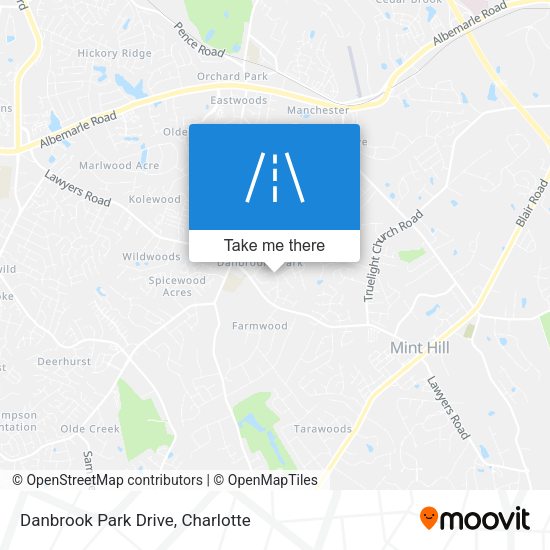 Danbrook Park Drive map