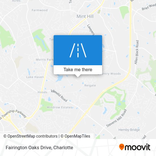 Fairington Oaks Drive map