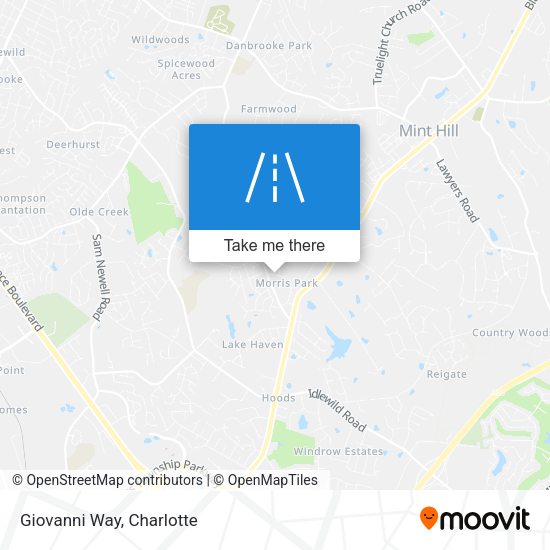 Giovanni Way map