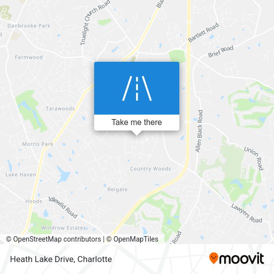 Heath Lake Drive map