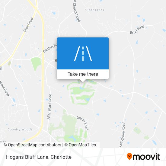 Mapa de Hogans Bluff Lane