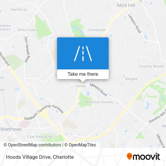 Hoods Village Drive map