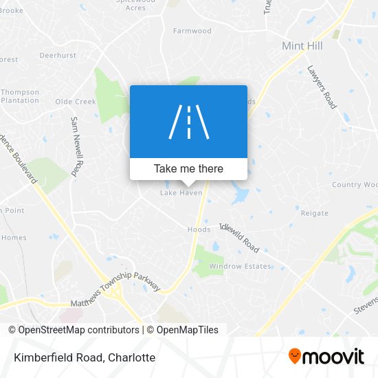 Mapa de Kimberfield Road