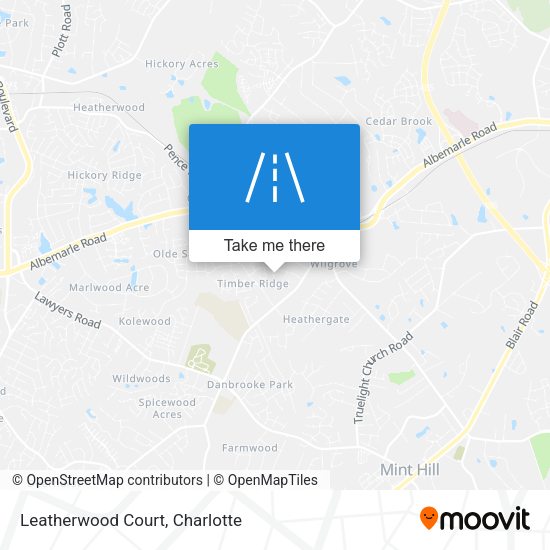 Leatherwood Court map