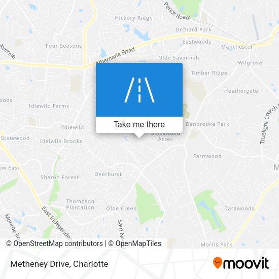 Mapa de Metheney Drive
