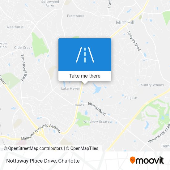 Nottaway  Place Drive map