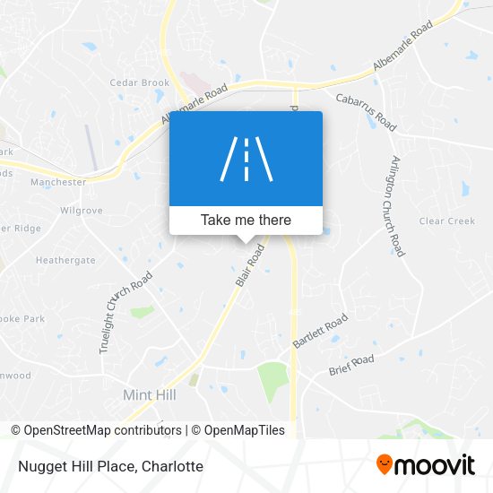 Nugget Hill Place map