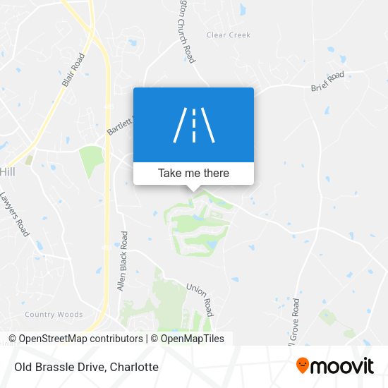 Old Brassle Drive map