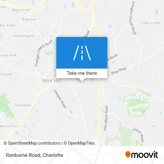 Ranburne Road map